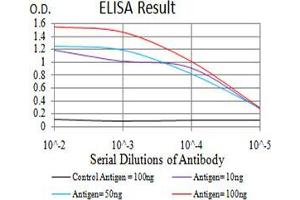 ELISA image for anti-DEAD (Asp-Glu-Ala-Asp) Box Polypeptide 1 (DDX1) (AA 642-740) antibody (ABIN5542504)