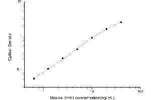 Typical standard curve (Transferrin Receptor ELISA Kit)