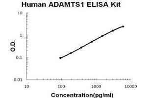 ELISA image for ADAM Metallopeptidase with Thrombospondin Type 1 Motif, 1 (ADAMTS1) ELISA Kit (ABIN2859342)