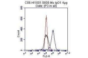 FC: Flow cytometric detection of human CD73 on Huvec.