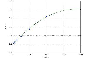 A typical standard curve