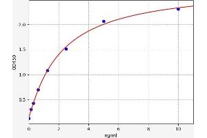Typical standard curve (SOX18 ELISA Kit)