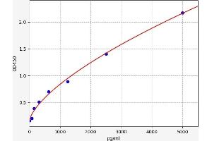 Typical standard curve (Bax Inhibitor 1 ELISA Kit)