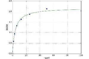 A typical standard curve