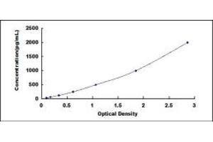 Typical standard curve (OGN ELISA Kit)