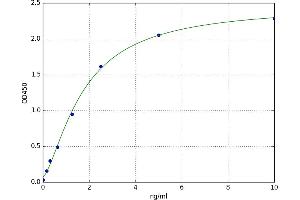 A typical standard curve