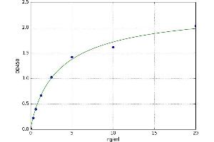 A typical standard curve