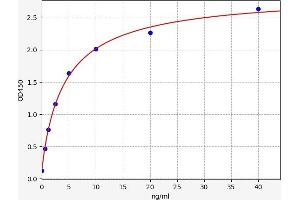 Typical standard curve (STAT2 ELISA Kit)