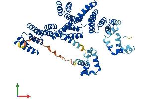AlphaFold protein structure predicition of Human Recombinant STIP1 Protein, UniprotID P31948