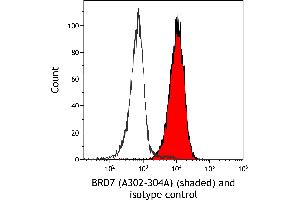 Flow Cytometry (FACS) image for anti-Bromodomain Containing 7 (BRD7) (AA 601-651) antibody (ABIN7454819) (BRD7 Antikörper  (AA 601-651))