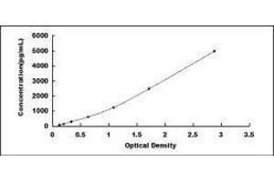 Typical standard curve (S100A6 ELISA Kit)