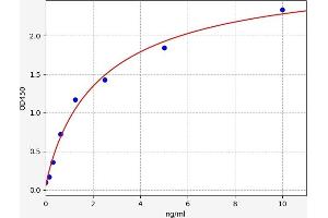 Typical standard curve (PTGES3 ELISA Kit)