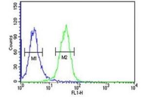 Flow Cytometry (FACS) image for anti-Phosphoglycolate Phosphatase (PGP) (AA 33-62) antibody (ABIN3028923)