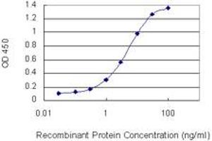 ELISA image for anti-UDP-Gal:betaGal beta 1,3-Galactosyltransferase Polypeptide 6 (B3GALT6) (AA 229-329) antibody (ABIN530579)