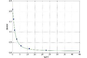A typical standard curve