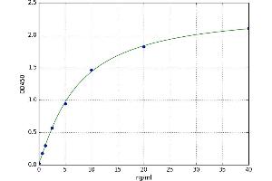 A typical standard curve