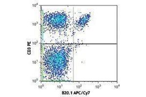 Flow Cytometry (FACS) image for anti-V alpha 2 TCR antibody (APC-Cy7) (ABIN2660724) (V alpha 2 TCR Antikörper (APC-Cy7))