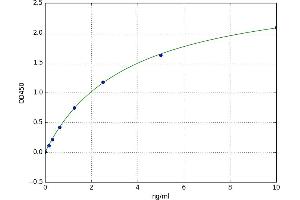 A typical standard curve