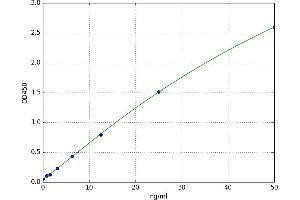 A typical standard curve
