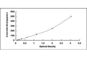 Typical standard curve (CA9 ELISA Kit)