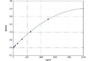 A typical standard curve