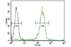 Flow Cytometry (FACS) image for anti-Suppressor of Cytokine Signaling 1 (SOCS1) (AA 35-66) antibody (ABIN3029042)
