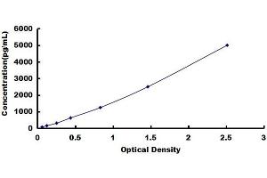 Typical standard curve