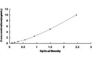 Typical standard curve (DAOA ELISA Kit)