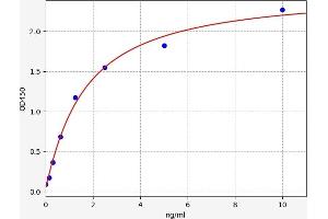 Typical standard curve (SPAG1 ELISA Kit)