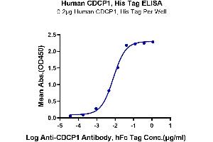 ELISA image for CUB Domain Containing Protein 1 (CDCP1) (AA 30-666) protein (His tag) (ABIN7274293)