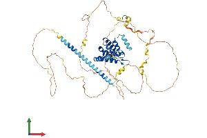 AlphaFold protein structure predicition of Mouse Recombinant Epn2 Protein, UniprotID Q8CHU3