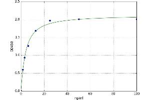 A typical standard curve