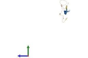 AlphaFold protein structure predicition of Mouse Recombinant Ccdc91 Protein, UniprotID Q9D8L5
