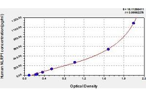 Typical Standard Curve (NLRP1 ELISA Kit)