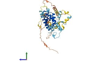 AlphaFold protein structure predicition of Mouse Recombinant Ppp1r36 Protein, UniprotID D3Z0R2
