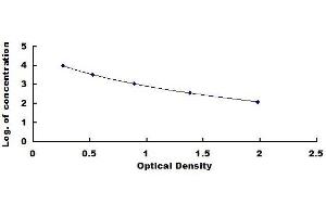 Typical standard curve