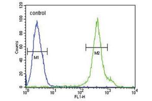 Flow Cytometry (FACS) image for anti-Adiponectin Receptor 2 (ADIPOR2) antibody (ABIN3002238)