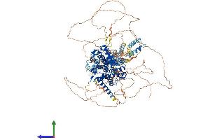 AlphaFold protein structure predicition of Mouse Recombinant Pde3a Protein, UniprotID Q9Z0X4