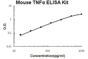 Mouse TNF alpha PicoKine ELISA Kit standard curve (TNF alpha ELISA Kit)