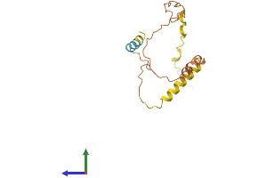 AlphaFold protein structure predicition of Human Recombinant DSCR9 Protein, UniprotID P59020