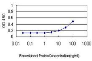Detection limit for recombinant GST tagged AKT1 is approximately 3ng/ml as a capture antibody. (AKT1 Antikörper  (AA 1-480))