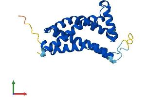 Protein Structure (PS) image for Transmembrane Protein 97 (TMEM97) (AA 1-176) protein (His tag) (ABIN7559844)