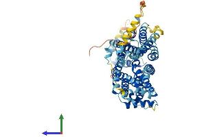 AlphaFold protein structure predicition of Mouse Recombinant Slc22a15 Protein, UniprotID Q504N2 (SLC22A15 Protein (AA 1-544) (His tag))