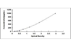 Typical standard curve (FGF15 ELISA Kit)