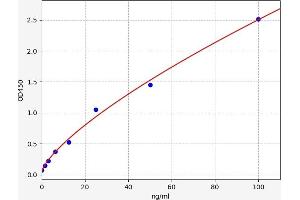 Typical standard curve (Talin ELISA Kit)
