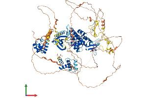 Protein Structure (PS) image for tyrosine Kinase, Non-Receptor, 2 (TNK2) (AA 1-1038) protein (His tag) (ABIN7551802)