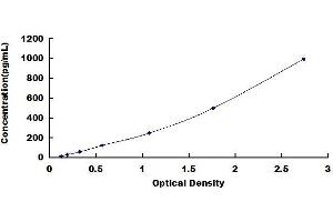 Typical standard curve