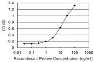 Detection limit for recombinant GST tagged IL1A is 0. (IL1A Antikörper  (AA 172-271))