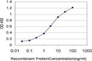 Detection limit for recombinant GST tagged NDUFB11 is approximately 0. (NDUFB11 Antikörper  (AA 1-153))
