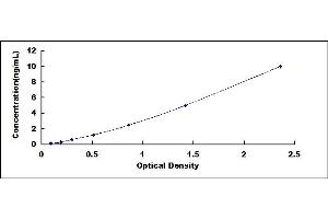 Typical standard curve (SDCBP2 ELISA Kit)